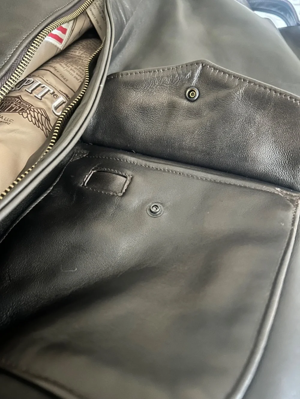 Antique Lambskin Leather Jacket